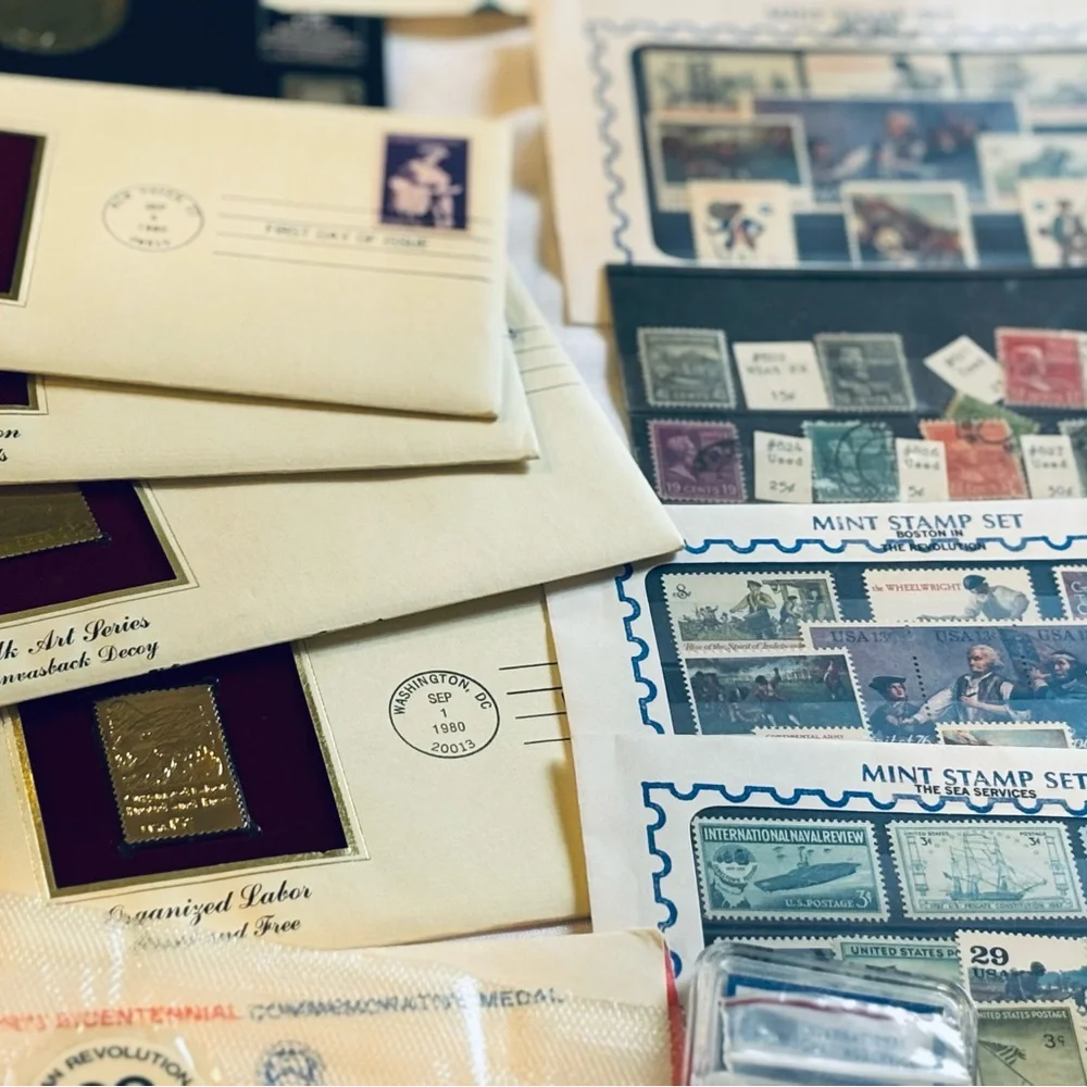 Assorted Coin and Stamp Collection - Picture 4 of 9